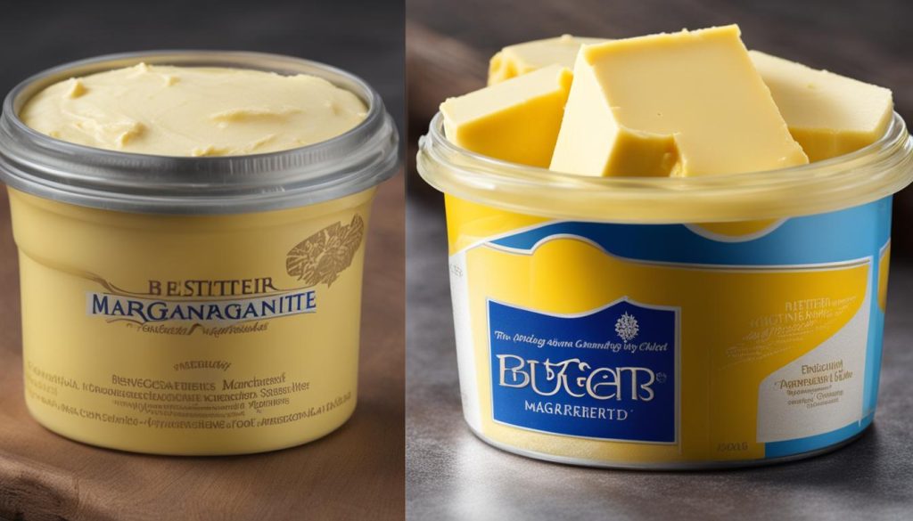 perbedaan sifat butter dan margarine